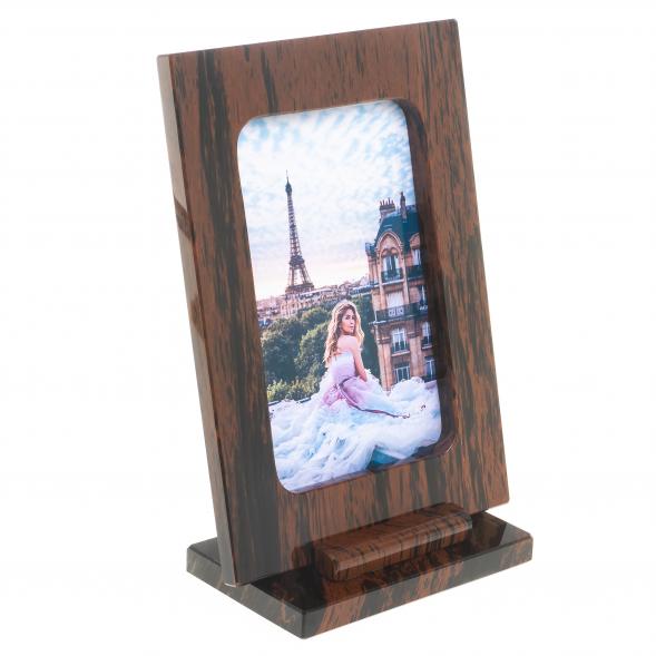 Рамка для фото 10х15 см коричневый обсидиан 122336