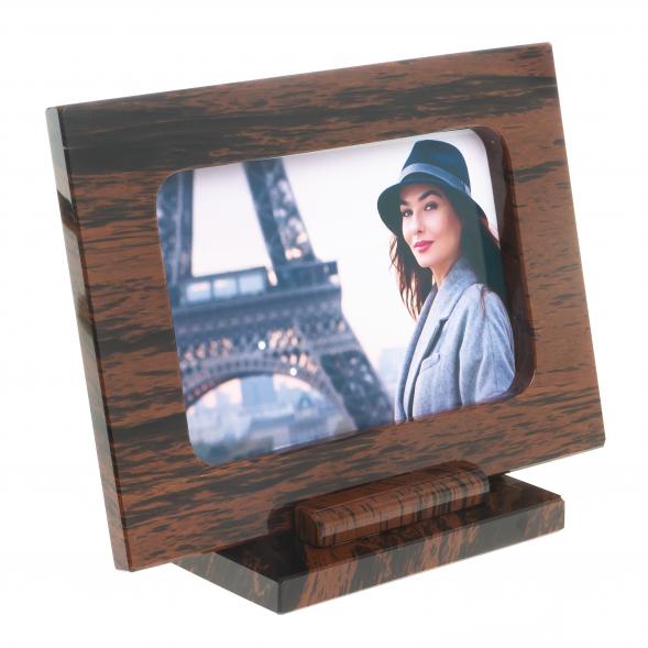 Рамка для фото 10х15 см коричневый обсидиан 122336