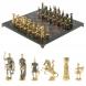 Шахматы подарочные &amp;quot;Римские&amp;quot; с бронзовыми фигурами 40х40 см 117811