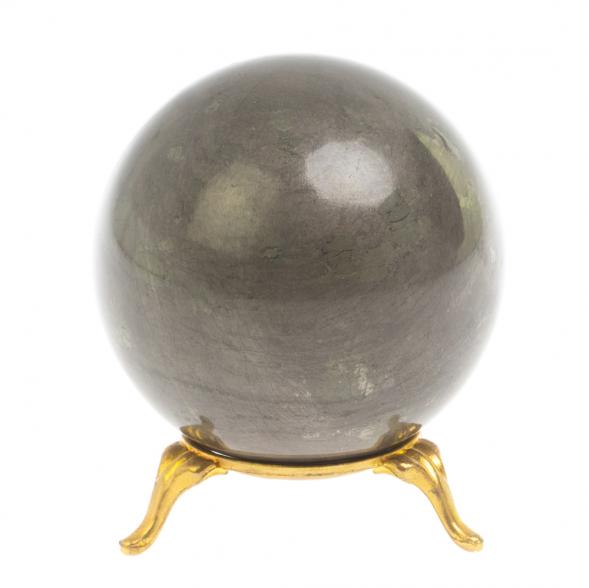 Шар из камня пирит 7 см 127072