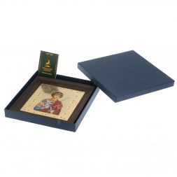 Икона &amp;quot;Св. Георгий Победоносец&amp;quot; багет 22,5х23,5х2 см Златоуст