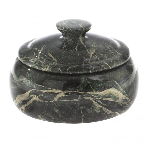 Сахарница из змеевика средняя 11х7 см 124586