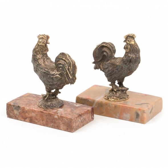 Статуэтка &amp;quot;Курочка с повернутой головой&amp;quot; бронза креноид 117305