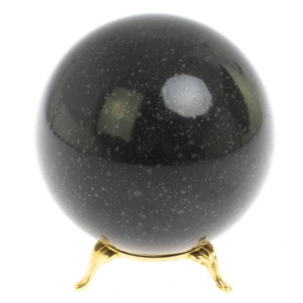Шар диаметром 9 см камень базальт 127627