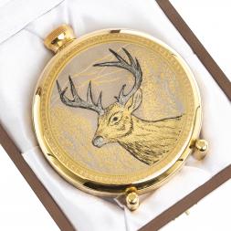 Фляжка с гравюрой "Олень" Златоуст