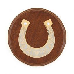 Панно на тарелке &amp;quot;Подкова на счастье&amp;quot; 12 см Златоуст