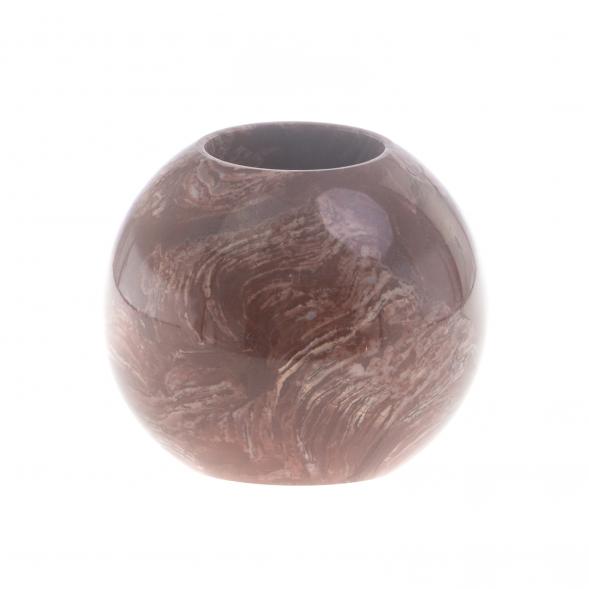 Карандашница &amp;quot;Шар&amp;quot; камень лемезит 124348