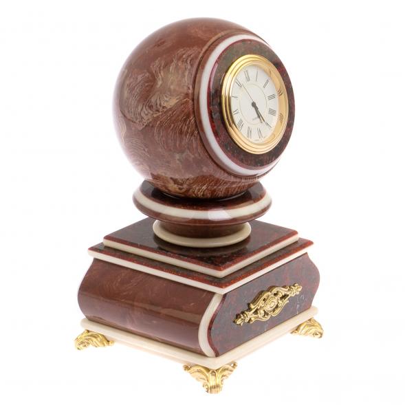 Часы с шаром &amp;quot;Антистресс&amp;quot; из лемезита 10 см 126306