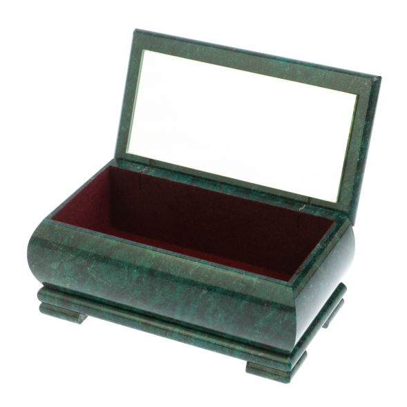 Шкатулка &amp;quot;Хозяйка медной горы&amp;quot; из змеевика 18х10х8,5 см 128416