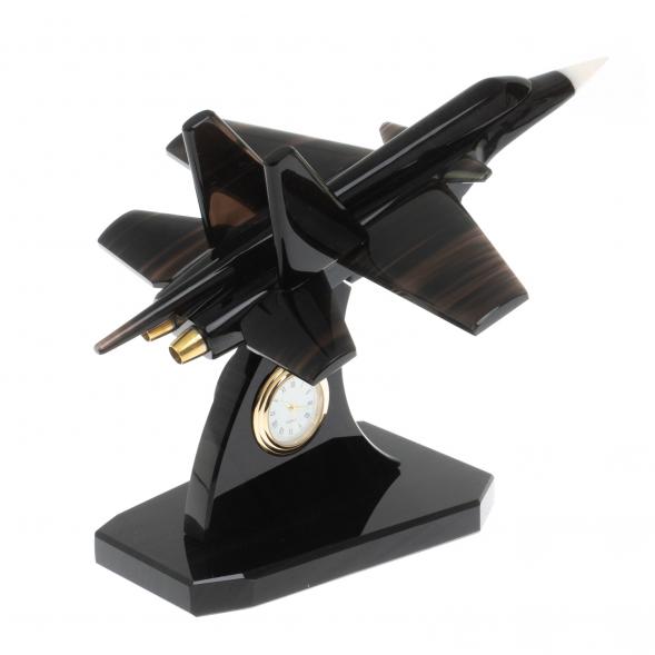 Сувенир &amp;quot;Самолет СУ - 34&amp;quot; из обсидиана и мрамора 128710