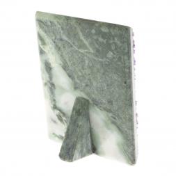 Икона настольная "Спаситель" камень змеевик 9х7,2х3 см