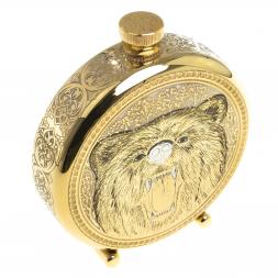 Фляжка с гравюрой "Медведь" Златоуст