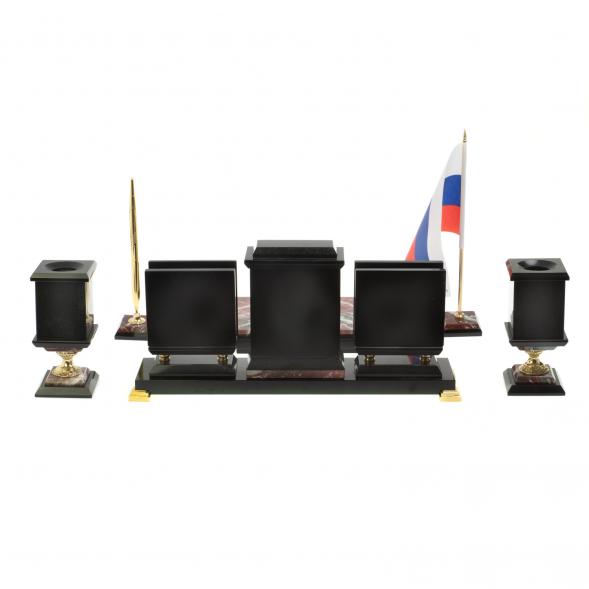 Письменный прибор из креноида на бронзовых ножках 126995