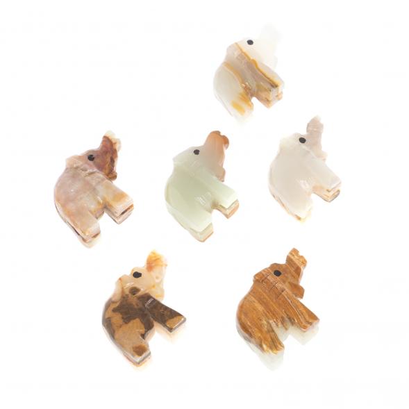 Сувенир из оникса &amp;quot;Слон&amp;quot; 5,5х2х4,3 см (2) 127472