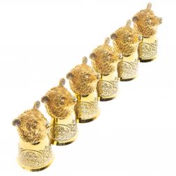 Стопки перевертыши "Медведь" набор 6 шт Златоуст