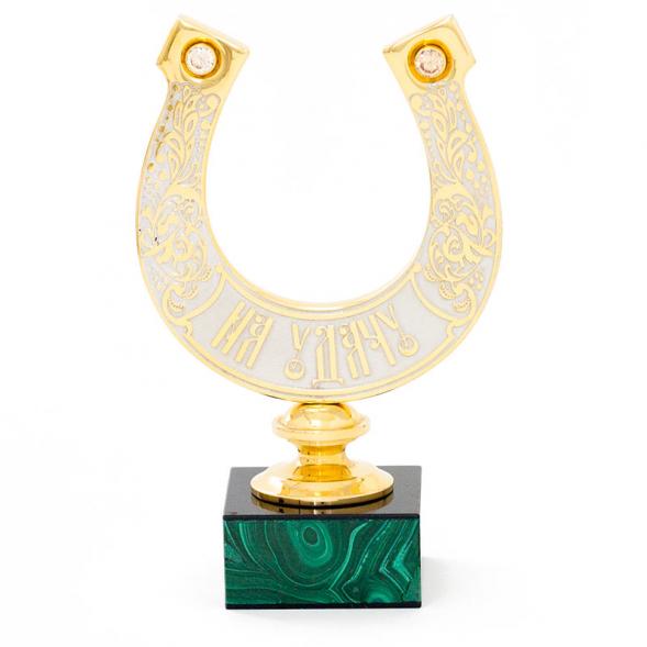 Подкова из малахита &amp;quot;На удачу&amp;quot; 116006