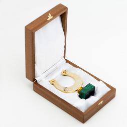 Подкова из малахита &amp;quot;На удачу&amp;quot;