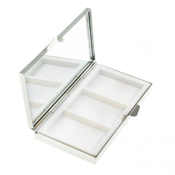 Таблетница на 3 отделения камень нефрит 124113