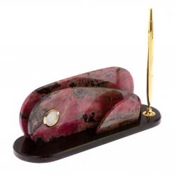 Письменный набор &amp;quot;Корида&amp;quot; из родонита