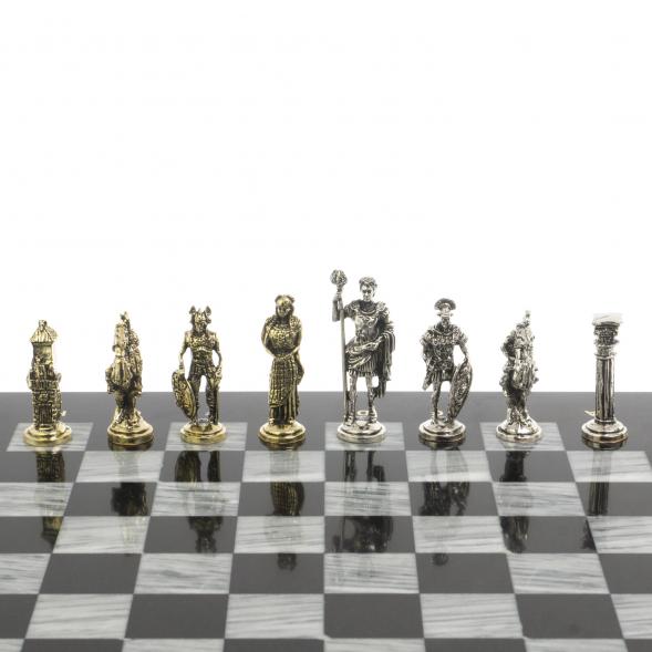 Шахматы &amp;quot;Галлы и Римляне&amp;quot; доска 36х36 см мрамор 127152