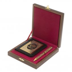 Подарочный набор &amp;quot;Автомобилист&amp;quot; обложка для автодокументов и ручка с гравюрой Златоуст