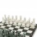 Каменные шахматы &amp;quot;Традиционные&amp;quot; доска 40х40 см мрамор шабовский змеевик 126997
