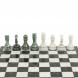 Каменные шахматы &amp;quot;Традиционные&amp;quot; доска 40х40 см мрамор шабовский змеевик 126997