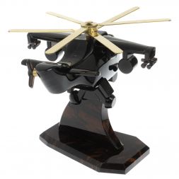 Сувенир &amp;quot;Вертолет аллигатор КА - 52&amp;quot; из обсидиана