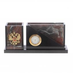 Письменный мини-набор &amp;quot;Кремлевский&amp;quot; камень яшма