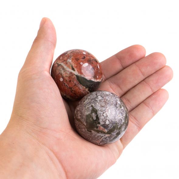 Шары для массажа 4,5 см 2 шт из креноида 125170