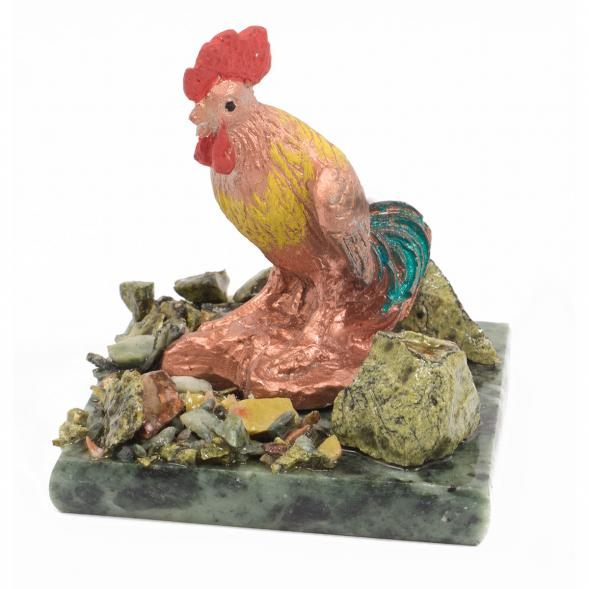 Сувенир &amp;quot;Петух&amp;quot; малый змеевик 117312