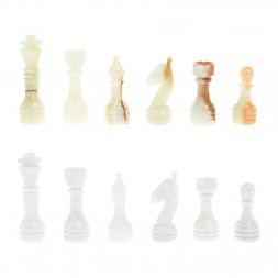 Каменные шахматы &amp;quot;Классические&amp;quot; доска 38х38 см оникс мрамор