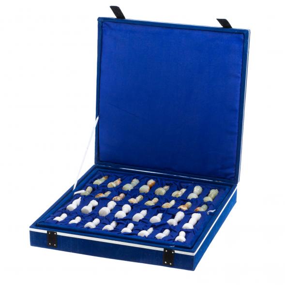 Каменные шахматы &amp;quot;Классические&amp;quot; доска 38х38 см оникс мрамор 127475