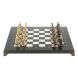 Шахматы бронзовые &amp;quot;Турецкие&amp;quot; доска 32х32 см мрамор змеевик 127554