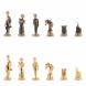 Шахматы подарочные &amp;quot;Деревенские&amp;quot; фигуры бронза, доска камень 40х40 см 120036