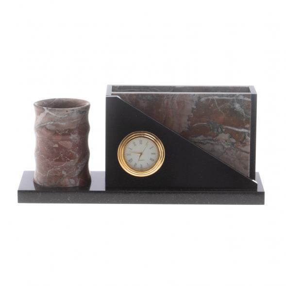 Письменный мини-набор камень яшма 124353