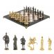 Шахматы &amp;quot;Русские&amp;quot; бронза доска 40х40 лемезит мрамор 127555