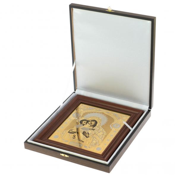 Икона &amp;quot;Владимирская Божья Матерь&amp;quot; 31,5х27,5х2 см Златоуст 128098