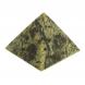 Пирамида 3х3х3 см камень змеевик 113730