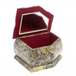 Шкатулка с расписной крышкой "Лето" 11х9,5х7 см