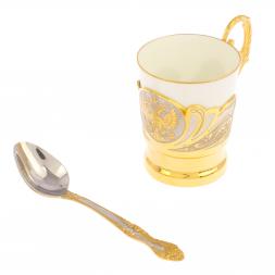 Кофейная чашка &amp;quot;Герб РФ&amp;quot; 80 мл Златоуст