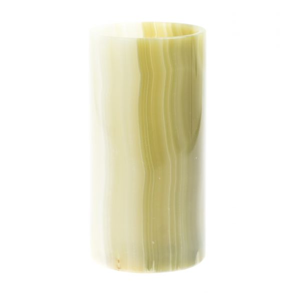 Ваза цилиндрическая из натурального оникса 10х20 см (4х8) 127317