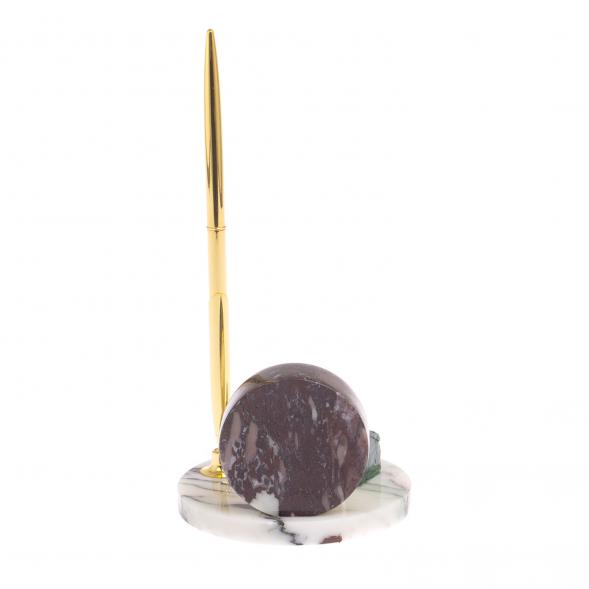 Часы с ручкой камень малахит, лазурит, мрамор 125097