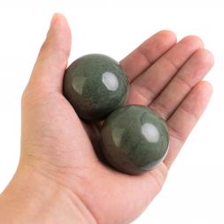 Шары для массажа 4,5 см 2 шт из офиокальцита