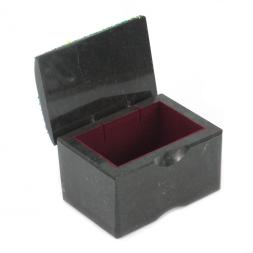 Шкатулка &amp;quot;Сундучок&amp;quot; змеевик рисунок лето 10х6,5х6,5 см