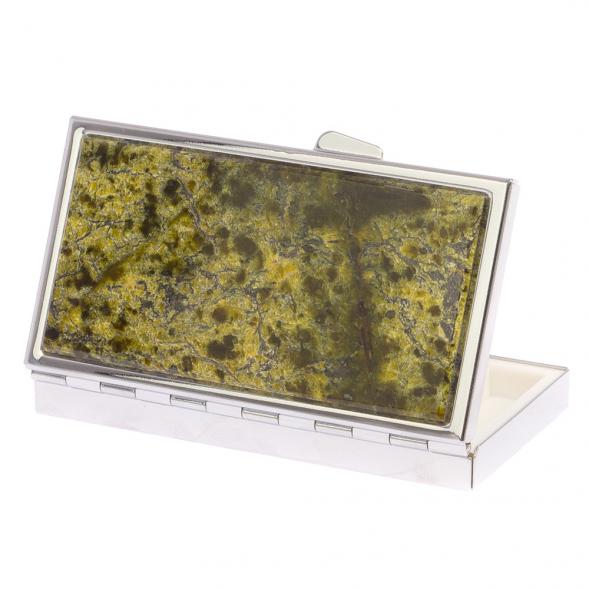 Таблетница на 7 отделений камень змеевик 126312