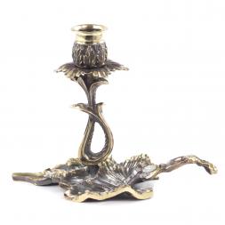 Подсвечник металлический из бронзы &amp;quot;Лоза&amp;quot;