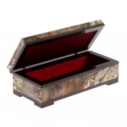 Шкатулка из агата 13х6х4 см