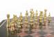 Шахматный стол фигуры &amp;quot;Римские&amp;quot; бронза лемезит 117824