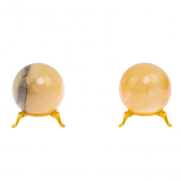 Шар из медового оникса 6 см (2,5) 125254